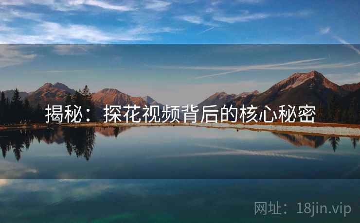 揭秘：探花视频背后的核心秘密