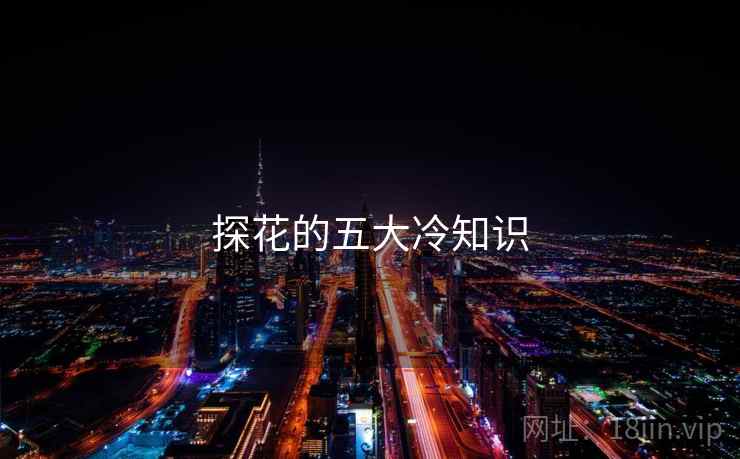 探花的五大冷知识