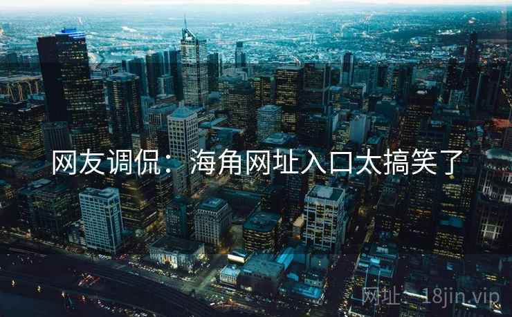 网友调侃：海角网址入口太搞笑了