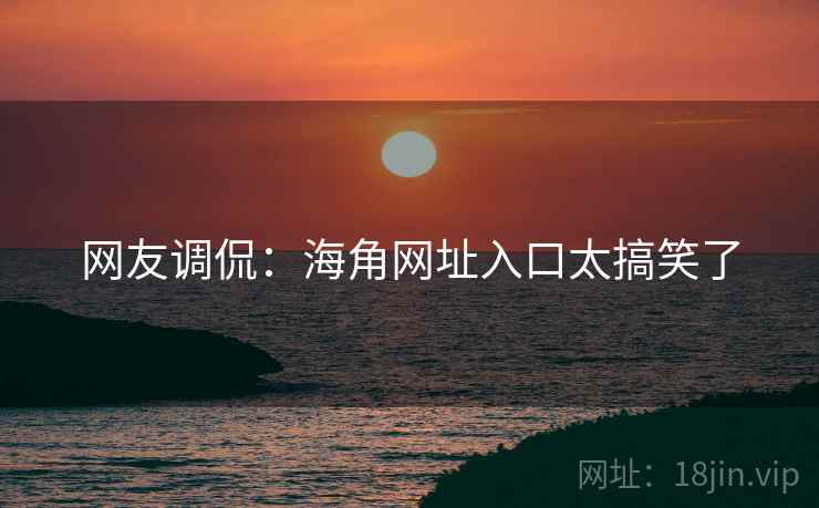 网友调侃：海角网址入口太搞笑了
