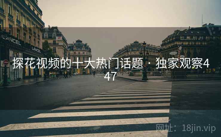 探花视频的十大热门话题 · 独家观察447
