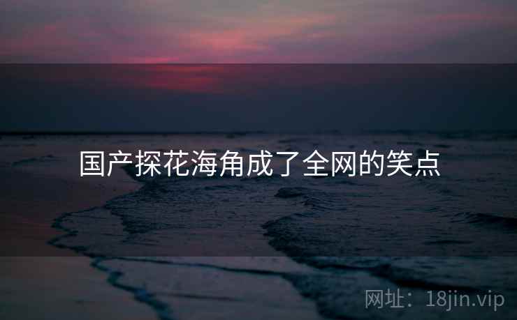 国产探花海角成了全网的笑点